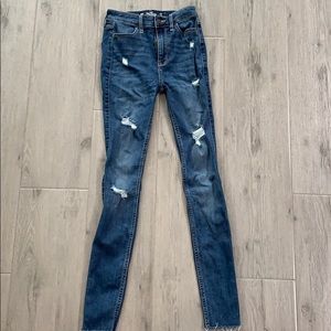 Hollister 00R Ultra High Rise Super Skinny Jeans